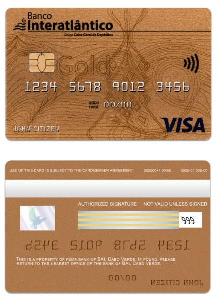 Cabo Verde Banco Interatiantico bank visa gold card